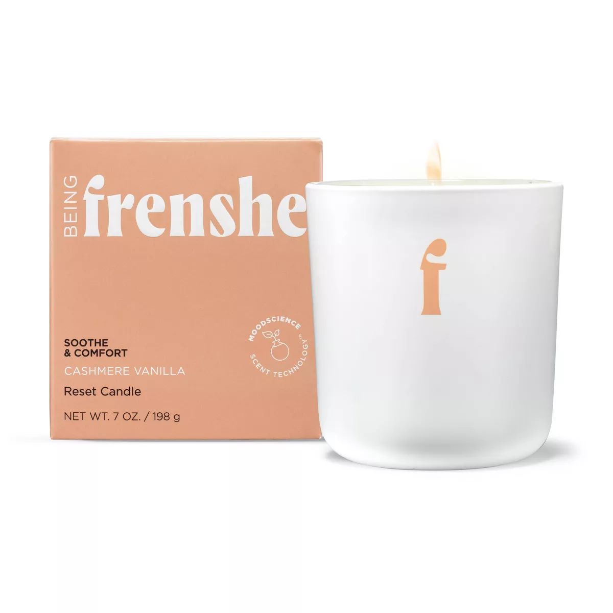 Being Frenshe Coconut & Soy Wax Reset Candle with Essential Oils - Cashmere Vanilla - 7oz | Target