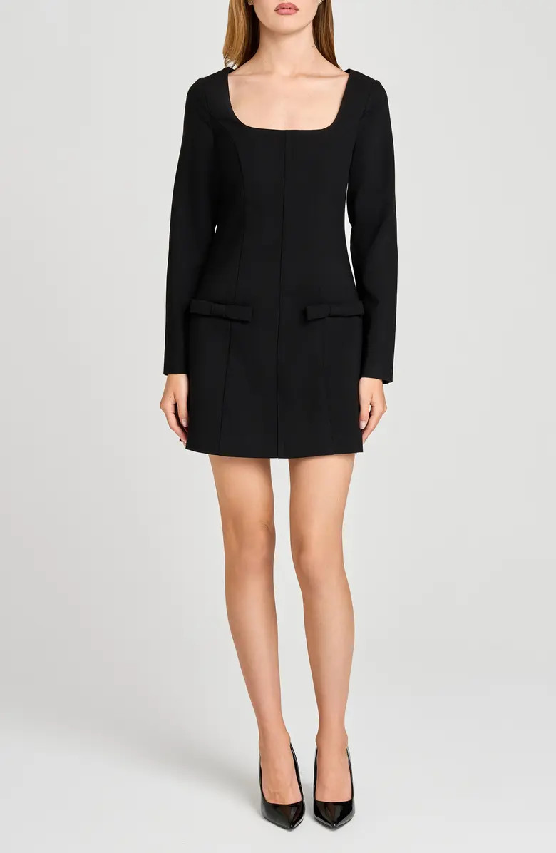 WAYF x Sara Walker Anna Long Sleeve Minidress | Nordstrom | Nordstrom