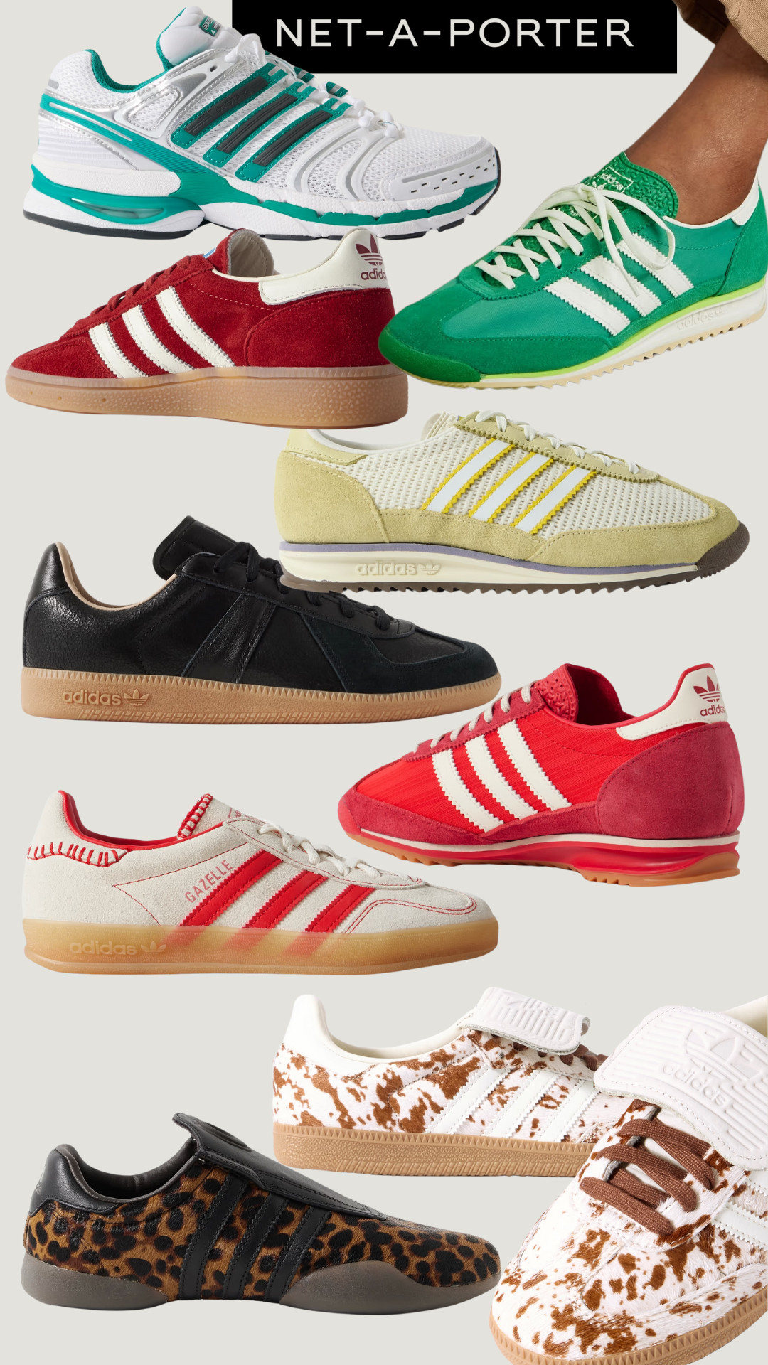 Les 10 paires de baskets adidas sur ma wishlist en en soldes actuellement @netaporter #adidas 

 #LTKfrance #LTKeurope #LTKsale