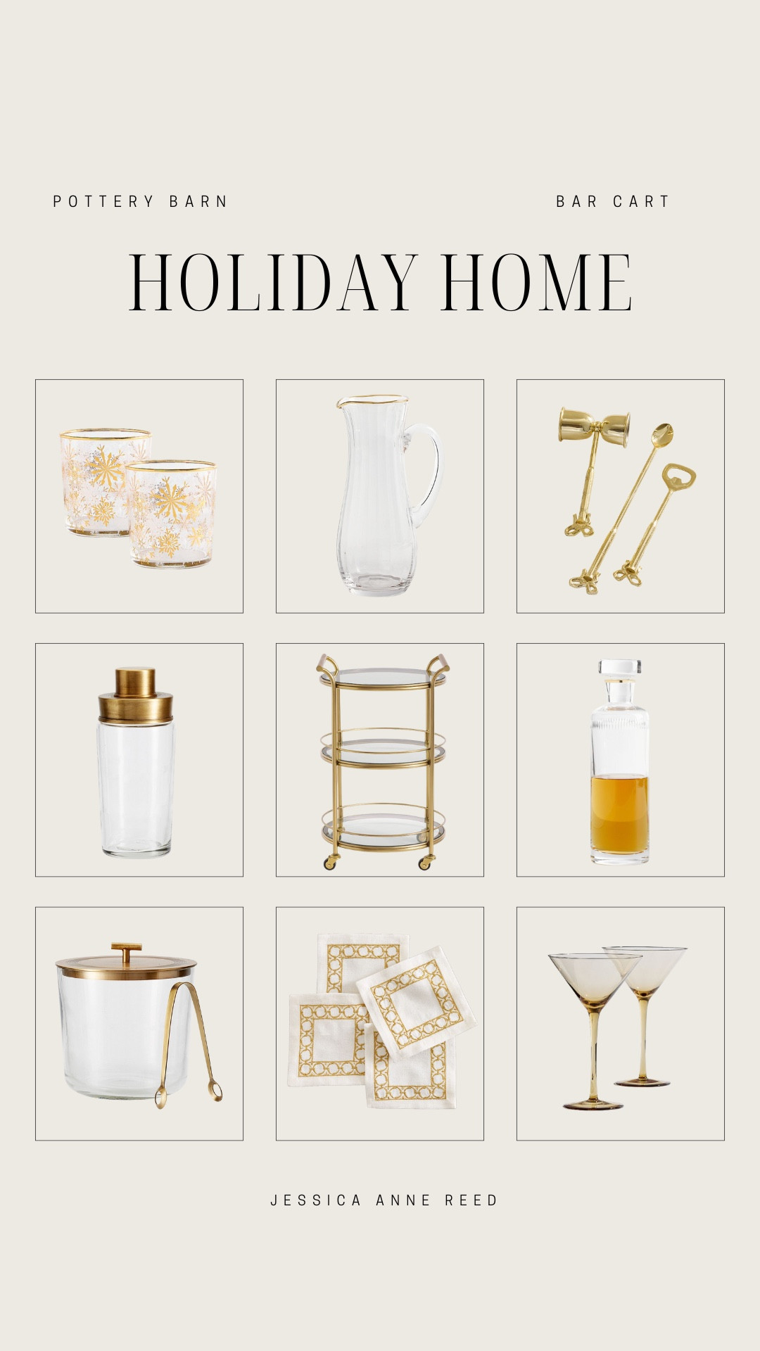 Holiday bar cart includes cocktail shaker, ice bucket, bar tool set, pitcher, cocktail classes, cocktail napkins, liquor decanter.

Holiday decor, bar cart, holiday party, Christmas partyy

#LTKParties 

#LTKSeasonal #LTKHoliday