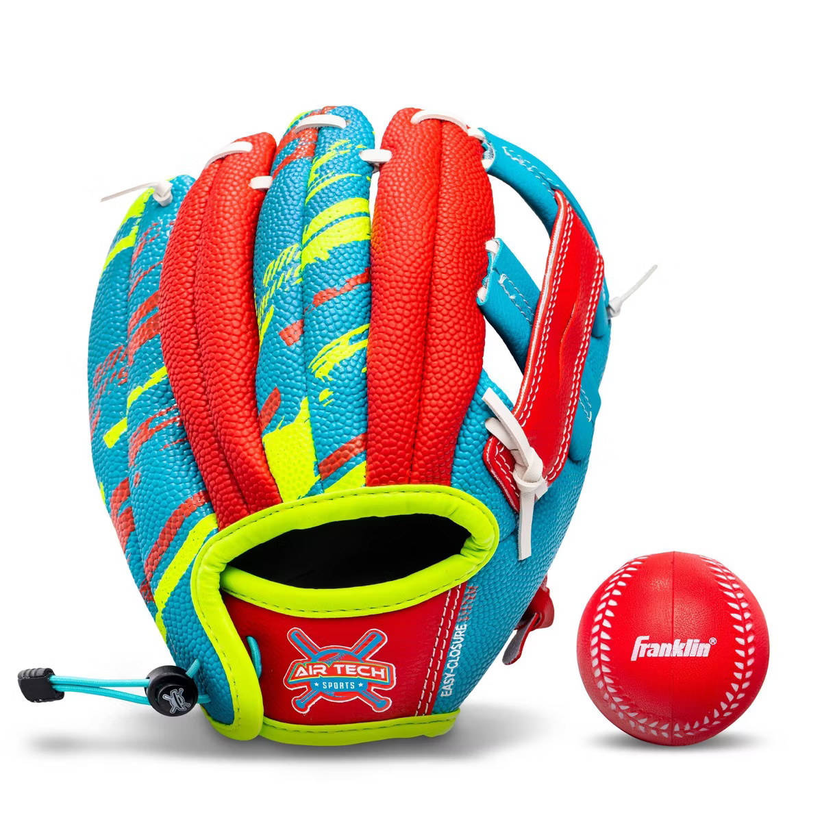 Franklin Sports Air Tech Series 9" Teeball Gloves Set - Red | Target
