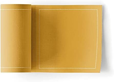 Cotton Cocktail Napkin - 4.5 x 4.5 in - 50 units per roll - Curry | Amazon (US)