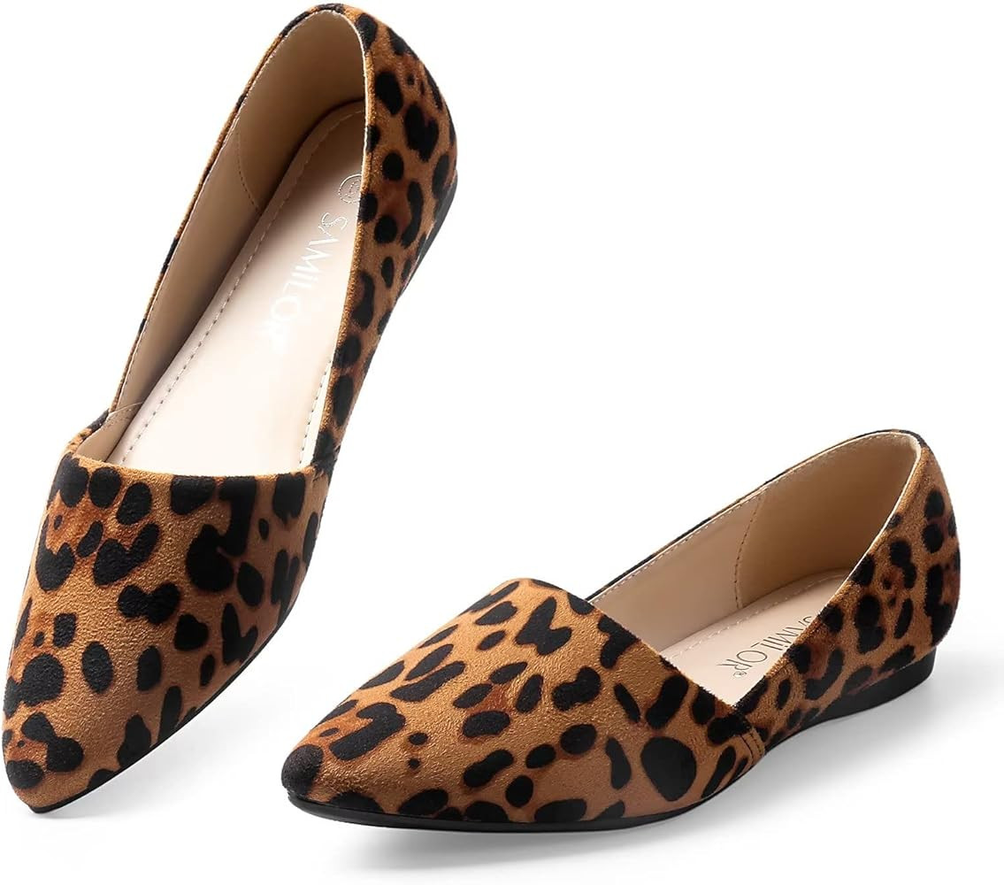 Samilor Women's Flat Elegant Bow Flats Shoes Women Round Toe Shoes for Women Flats Comfortable Sl... | Amazon (US)