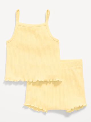 Rib-Knit Cami and Shorts Set for Baby | Old Navy (US)