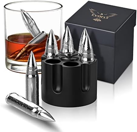 Gifts for Men Dad, Christmas Stocking Stuffers, Whiskey Stones Bullet, Unique Birthday Gifts Idea... | Amazon (US)