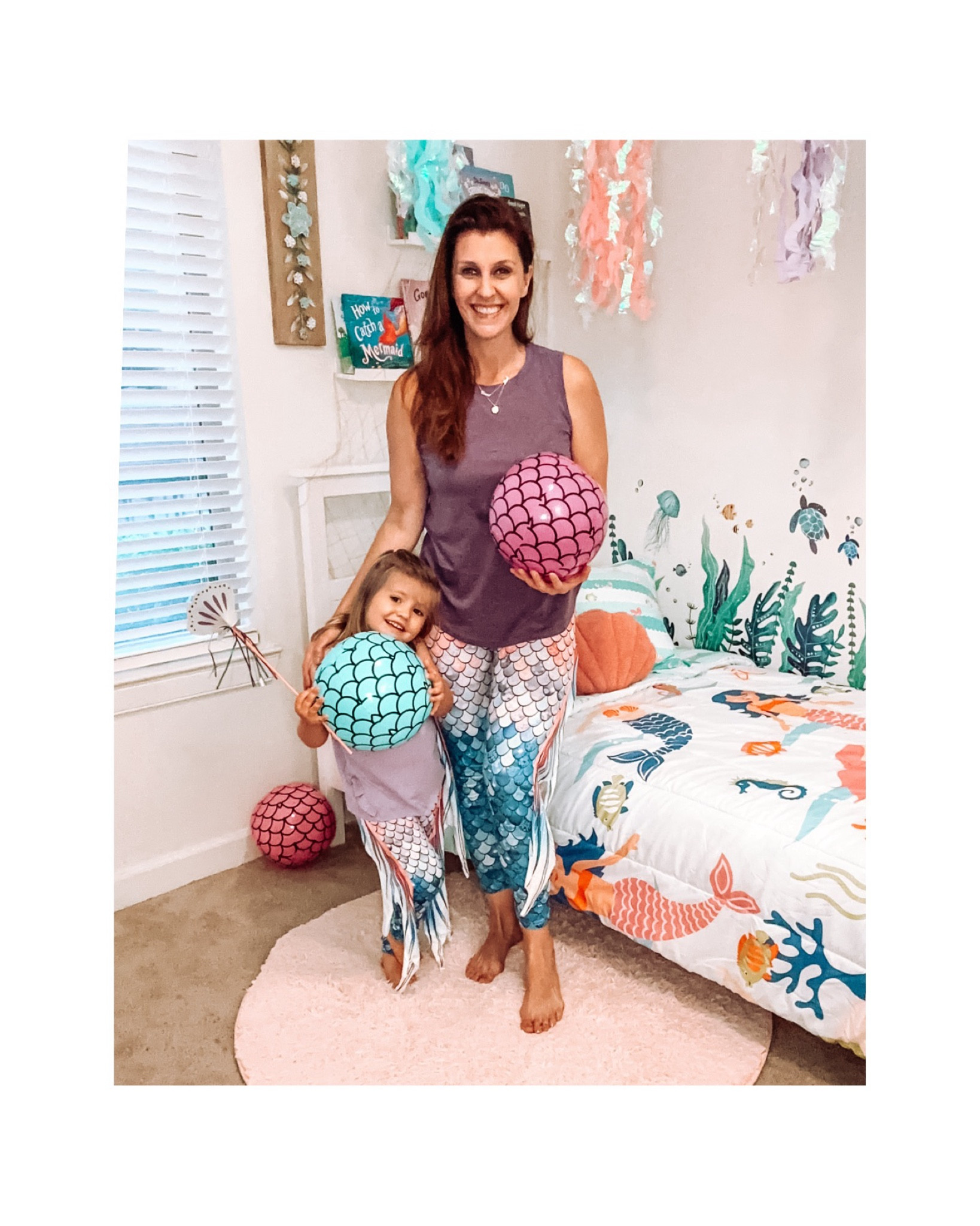 I can’t say enough about how impressed I am with the quality and feel of these mermaid leggings. They are so fun and love them for a mommy and me photo shoot! 

#LTKKids #LTKFamily #LTKOver40