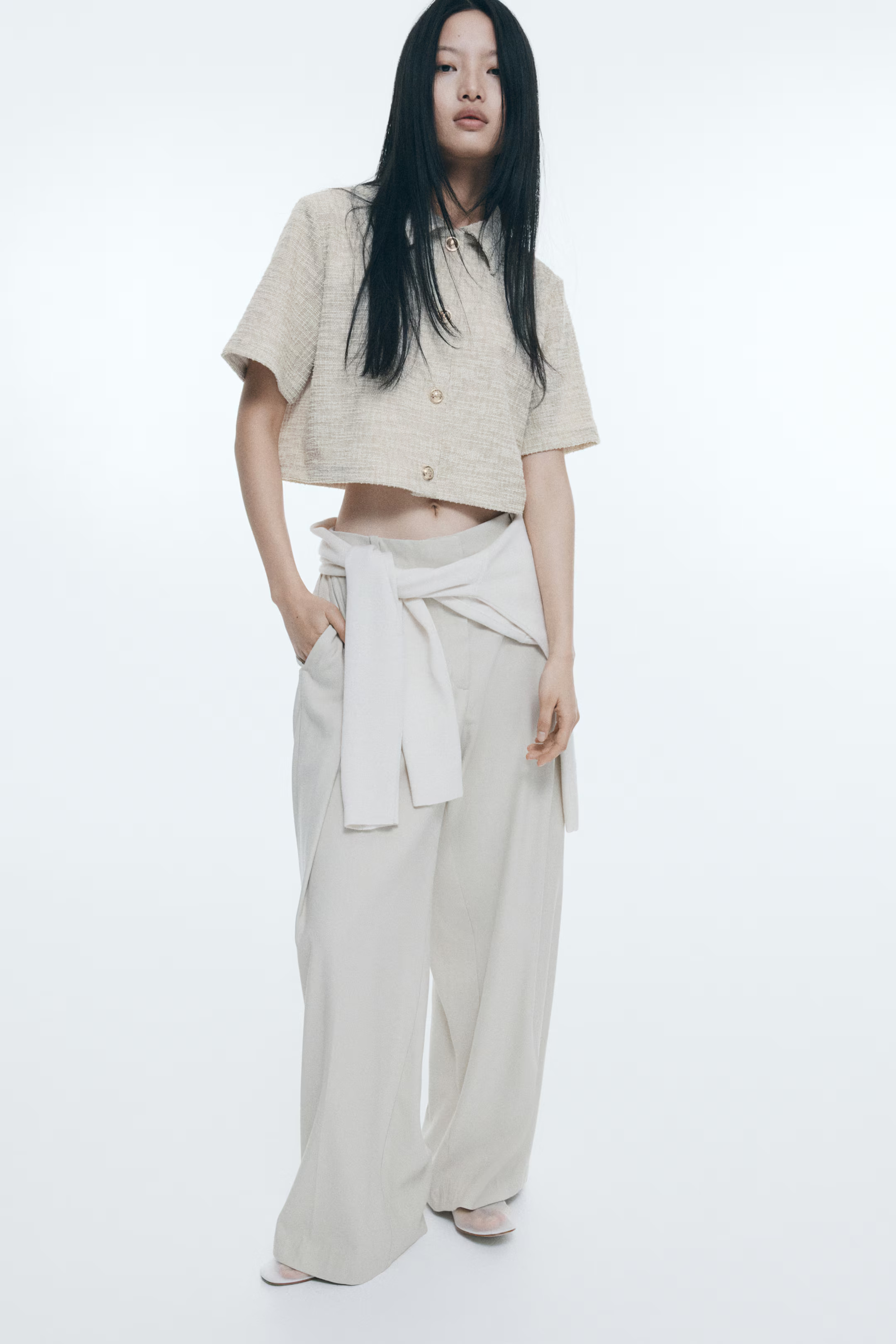 Jersey Cardigan - Light beige - Ladies | H&M US | H&M (US + CA)