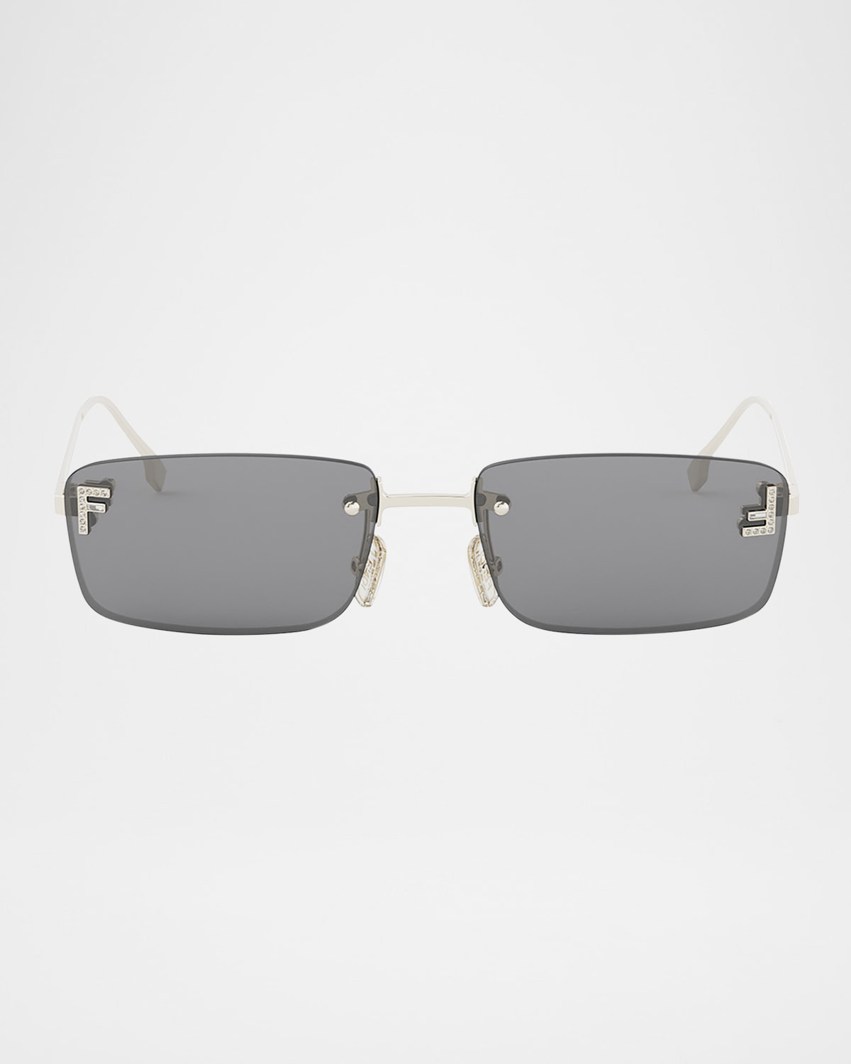 Fendi First Crystalized Logo Sunglasses | Neiman Marcus