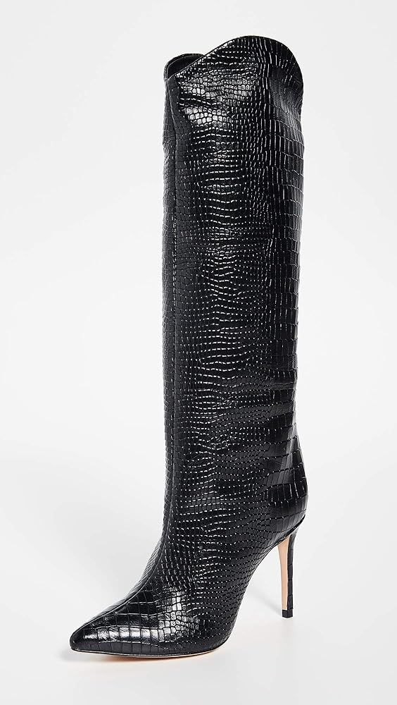 SCHUTZ Women's Maryana Leather Dress Boot | Amazon (US)