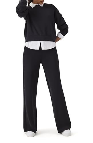 SPANX AirEssentials Wide Leg Pant - Very Black - X-Small | Amazon (US)