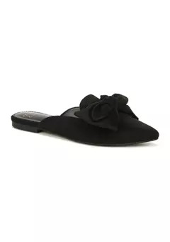 Crown & Ivy™ Elise Bow Mules | Belk