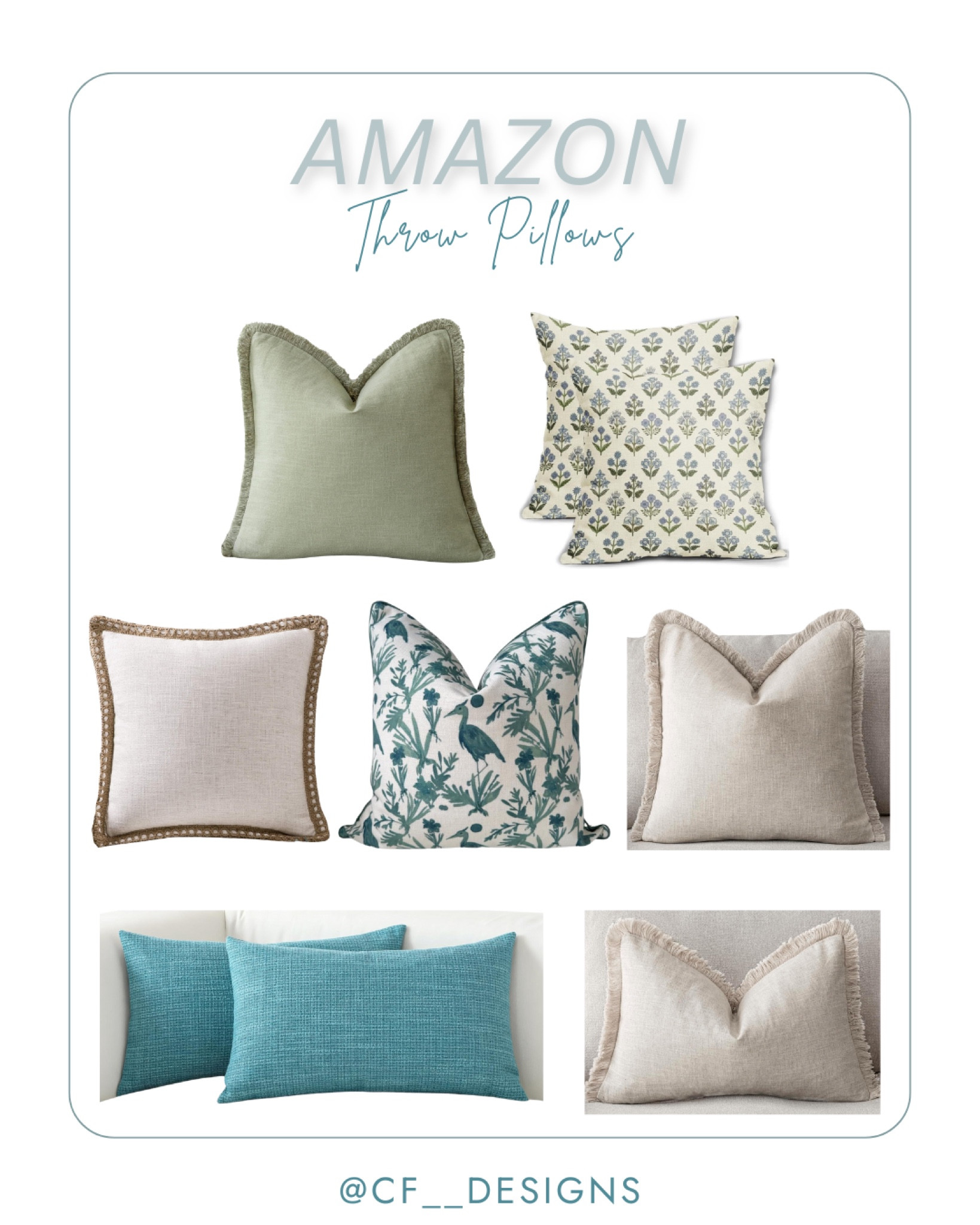 Cozy coastal vibes! These throw pillows and covers from Amazon were the perfect addition to my coastal home projects—effortlessly stylish, soft, and beachy-chic. Which one’s your favorite? #CoastalHomeDecor
#CoastalLiving #AmazonFinds #ThrowPillowGoals #CozyVibes #BeachHouseStyle #HomeDecorInspo #CoastalChic #InteriorDesignLover #NeutralAesthetic #BreezyInteriors



#LTKFindsUnder50 #LTKHome