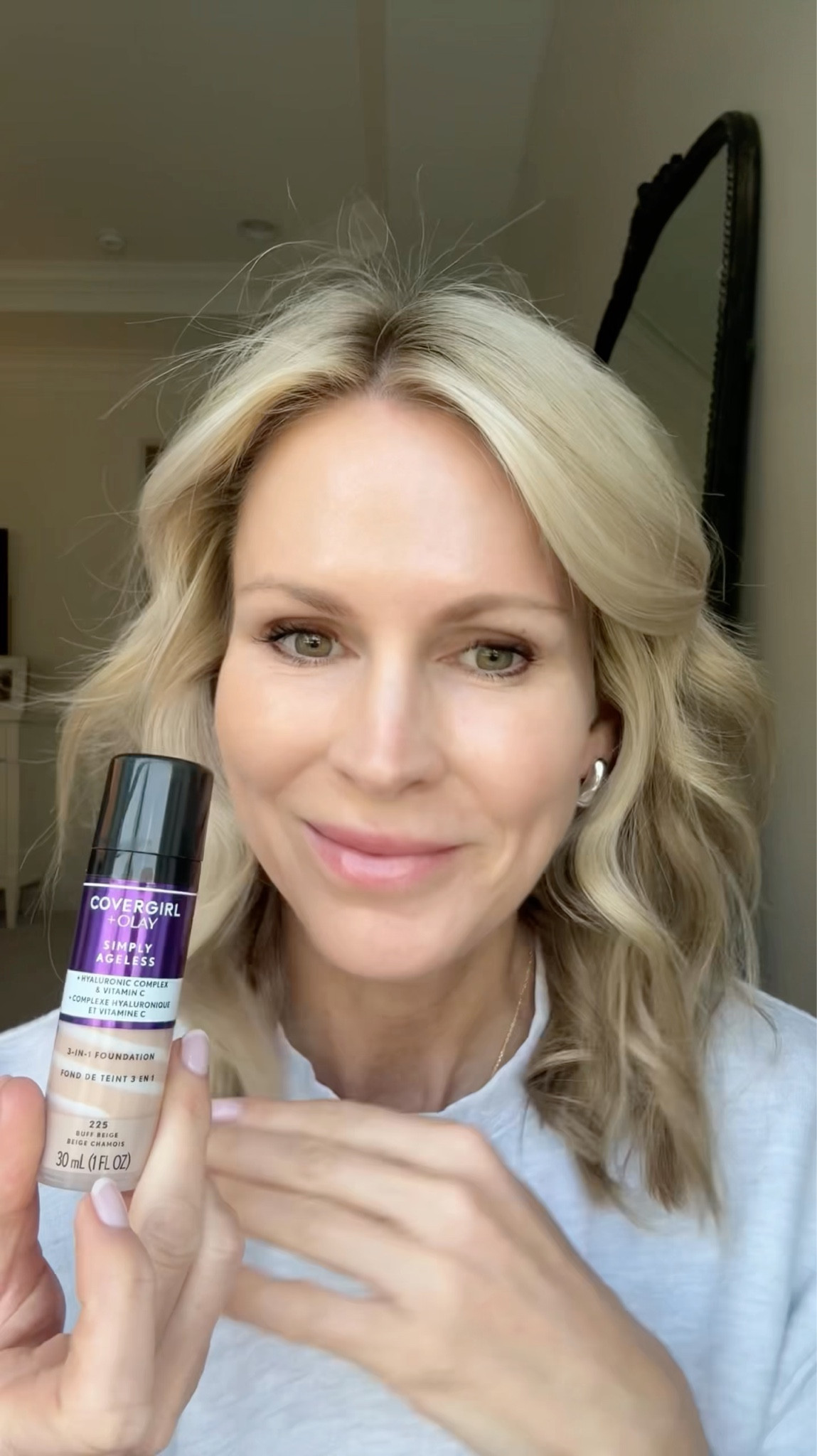 #ad Affordable, travel friendly, and actually good for your skin this @covergirl Simply Ageless 3-in-1 Liquid Foundation gives coverage, hydration, and glow all in one for under $20. Wearing shade 220 and you can grab it at Target 🤍 #TargetPartner #SimplyAgeless #COVERGIRL #EasyBreezyBeautiful @target  @shop.ltk #liketkit


#LTKSeasonal #LTKBeauty