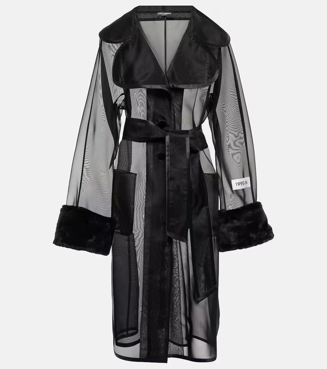 Dolce&Gabbanax Kim organza trench coat | Mytheresa (US/CA)