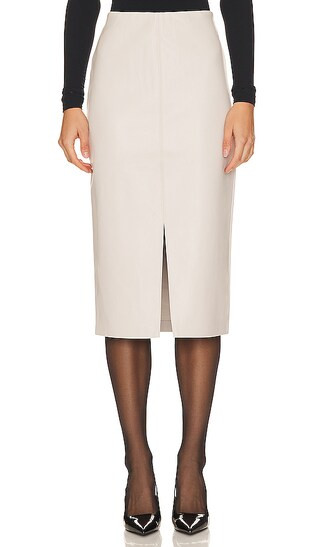 Brochu Walker Esme Skirt in Cream. - size S | Revolve Clothing (Global)