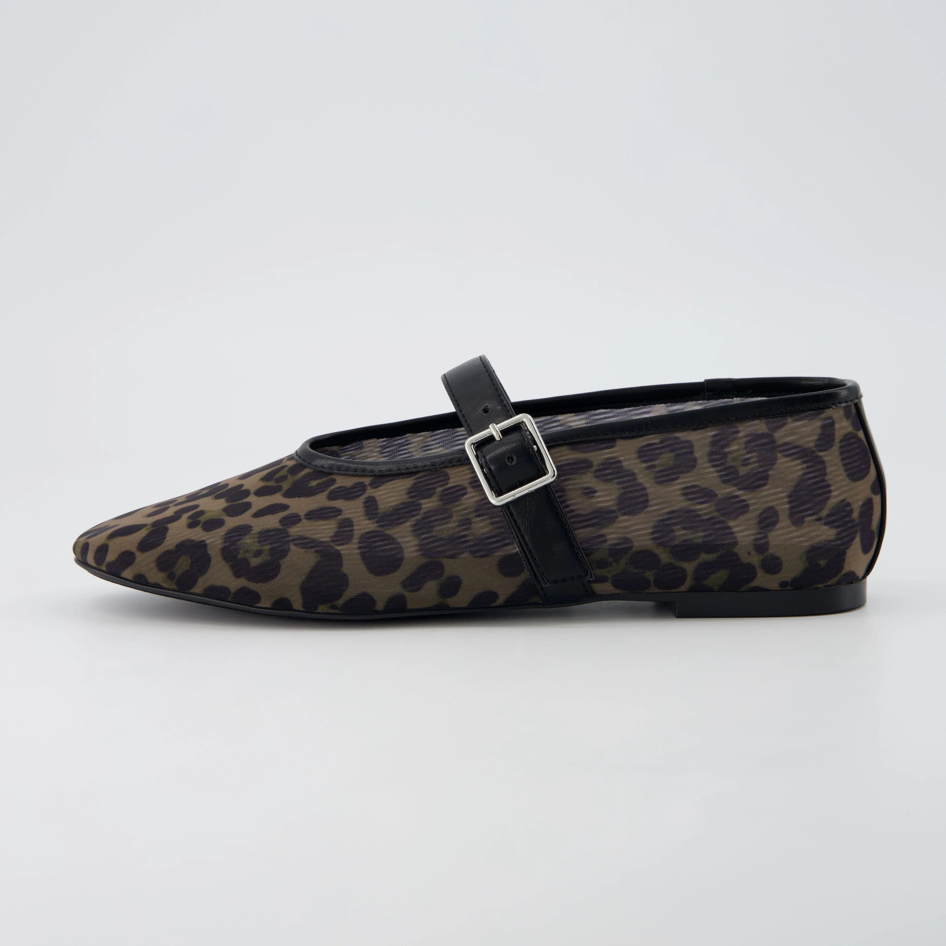 Moma Leopard Print Mary Jane Flat | Cushionaire