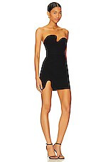 Amanda Uprichard X REVOLVE Puzzle Mini Dress in Black from Revolve.com | Revolve Clothing (Global)