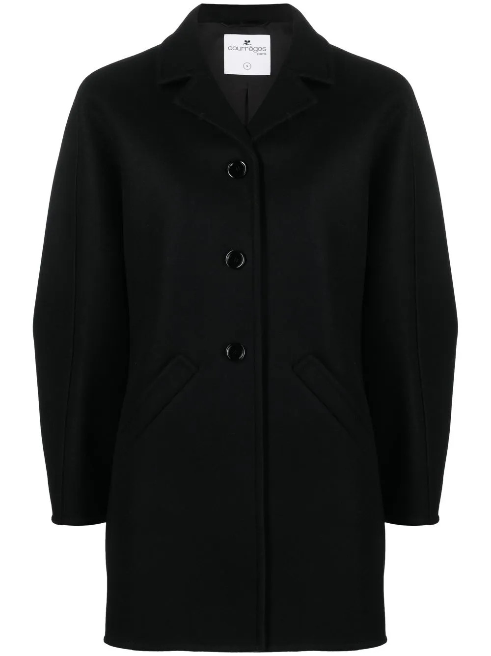 Courrèges Prism single-breasted Coat - Farfetch | Farfetch Global