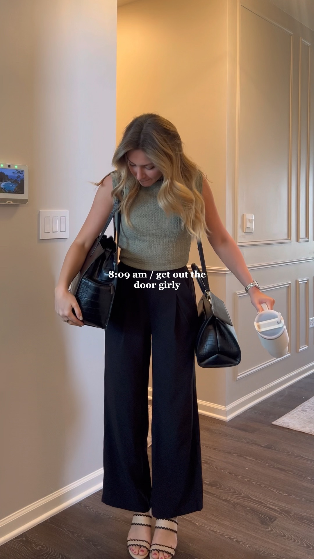 day 1 after vacay 🥱 wearing xs petite in the pants 

#LTKVideo #LTKSaleAlert #LTKWorkwear