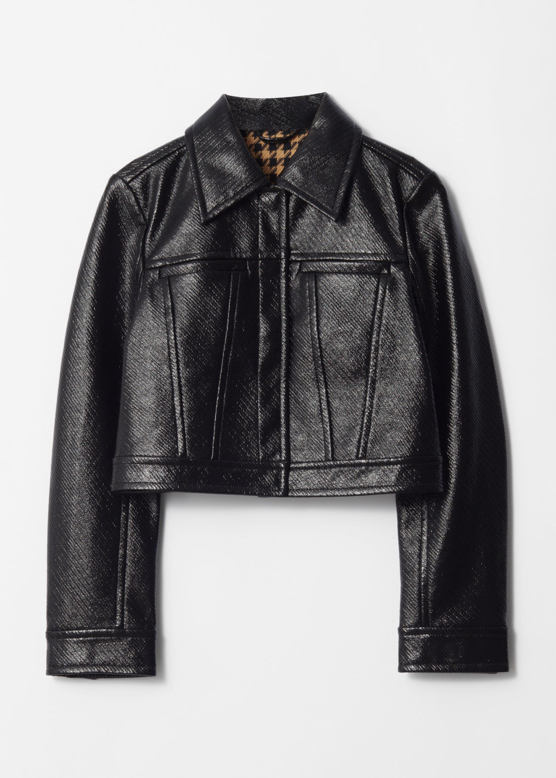 Short Patent Jacket - Black | & Other Stories (EU + UK)