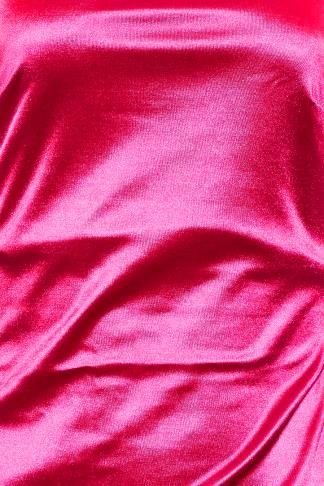 LTS Tall Hot Pink Diamante Strap Satin Mini Slip Dress | Long Tall Sally