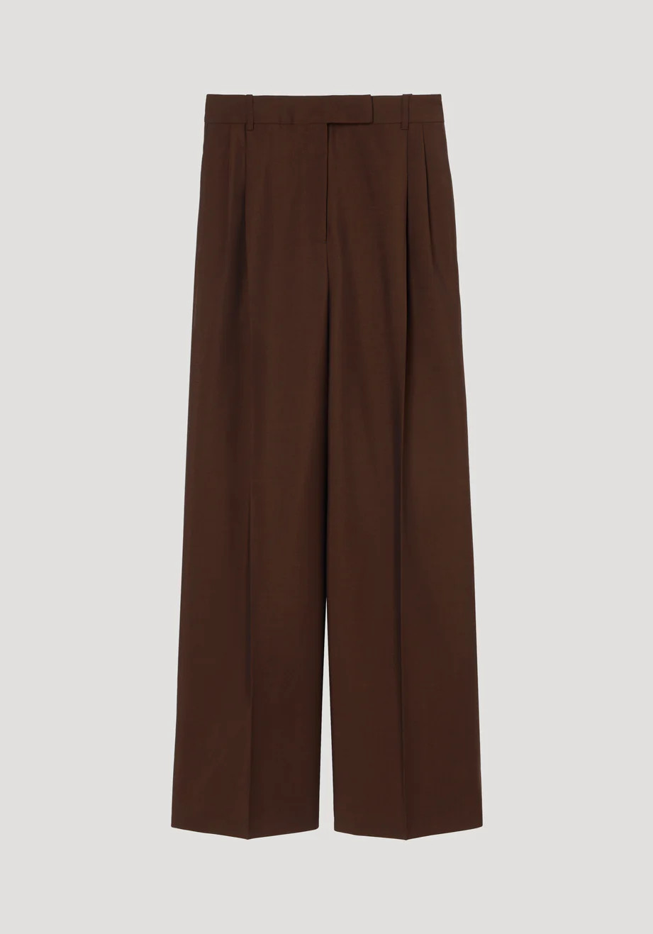 mid-waist tailored trousers | mahogany | Rohe