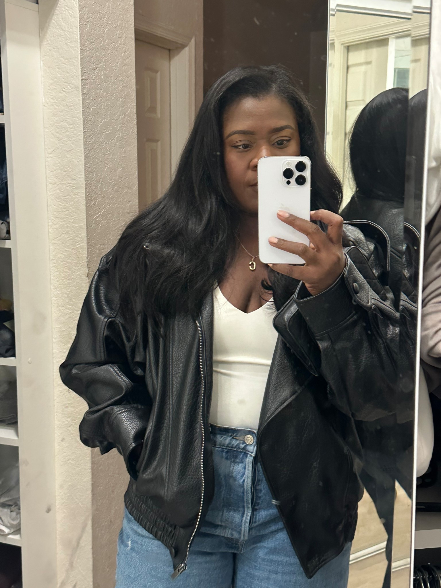 The moto jacket everyone needs now!! #motojacket #spring 

#LTKgrwm #LTKSpringSale #LTKOver40