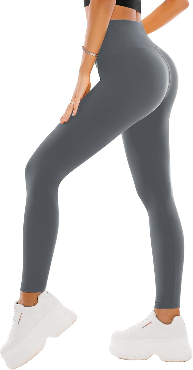 SINOPHANT High Waisted Leggings for Women - Full Length Capri Buttery Soft Yoga Pants for Workout... | Amazon (US)