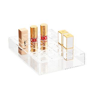 Luxe Acrylic 24-Section Lipstick Drawer Insert | The Container Store