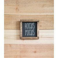 Hocus Pocus Sign - Rae Dunn Inspired Halloween Decor Farmhouse Sign Wood Home | Etsy (US)