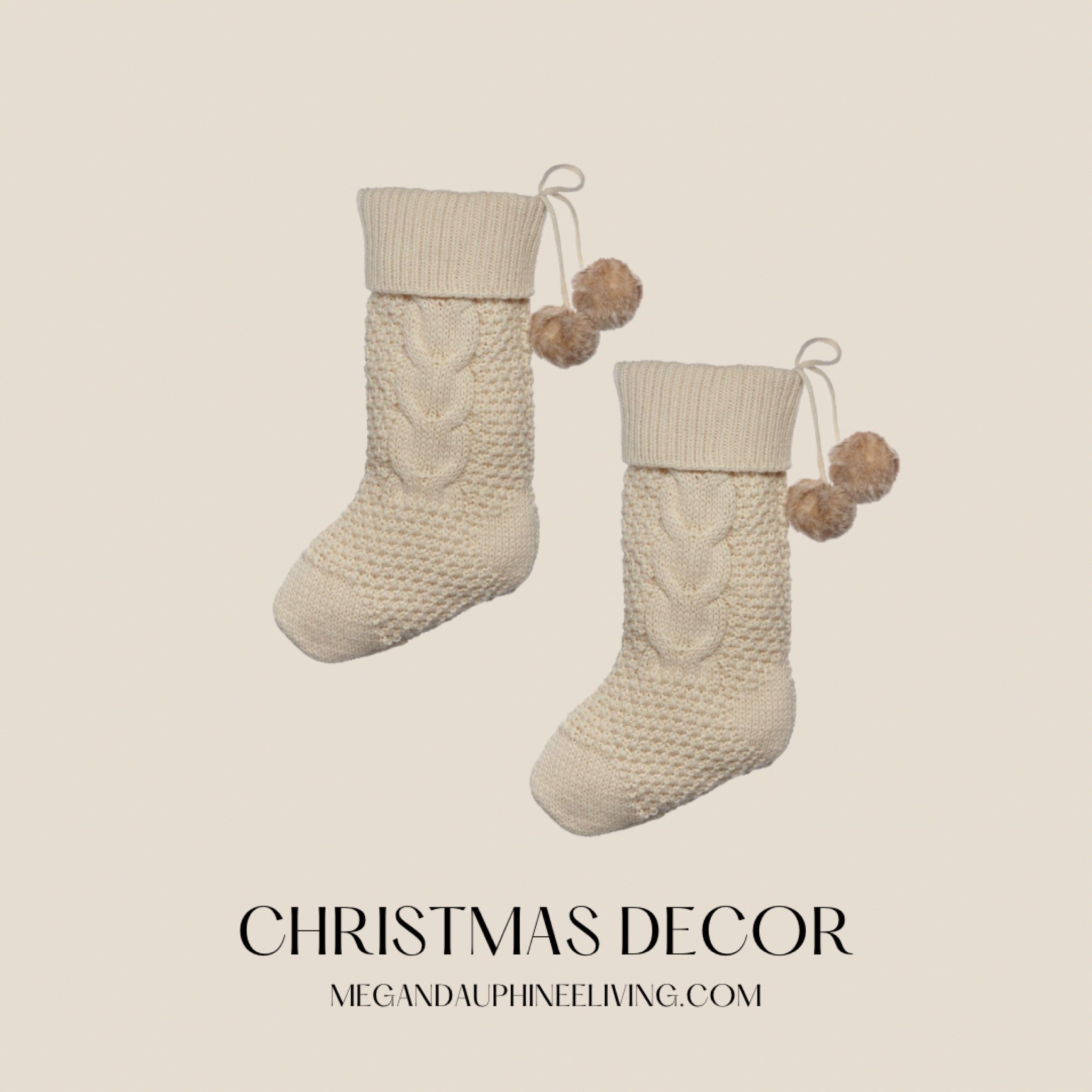 Just bought these Christmas stockings and I love them 😍 

Canadian Tire Christmas decor neutral beige stockings 

#LTKcanada