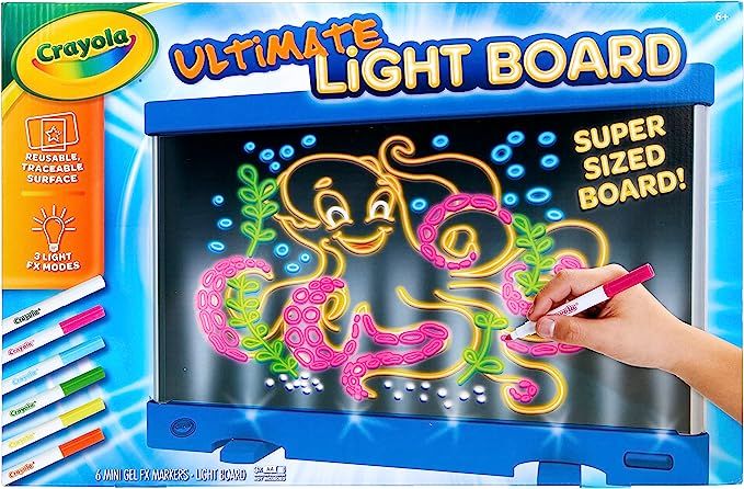 Crayola Ultimate Light Board Blue, Drawing Tablet, Toys & Gifts For Kids, Ages 6, 7, 8, 9 [Amazon... | Amazon (US)