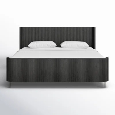 Geira Bed-Distressed Black-Queen | Wayfair North America