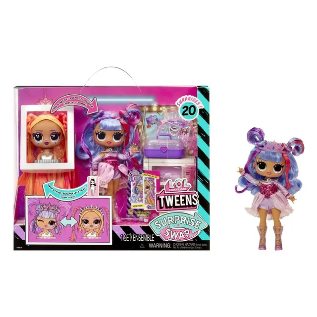 LOL Surprise Tweens Surprise Swap Fashion Doll Buns-2-Braids Bailey with 20+ Surprises Including ... | Walmart (US)
