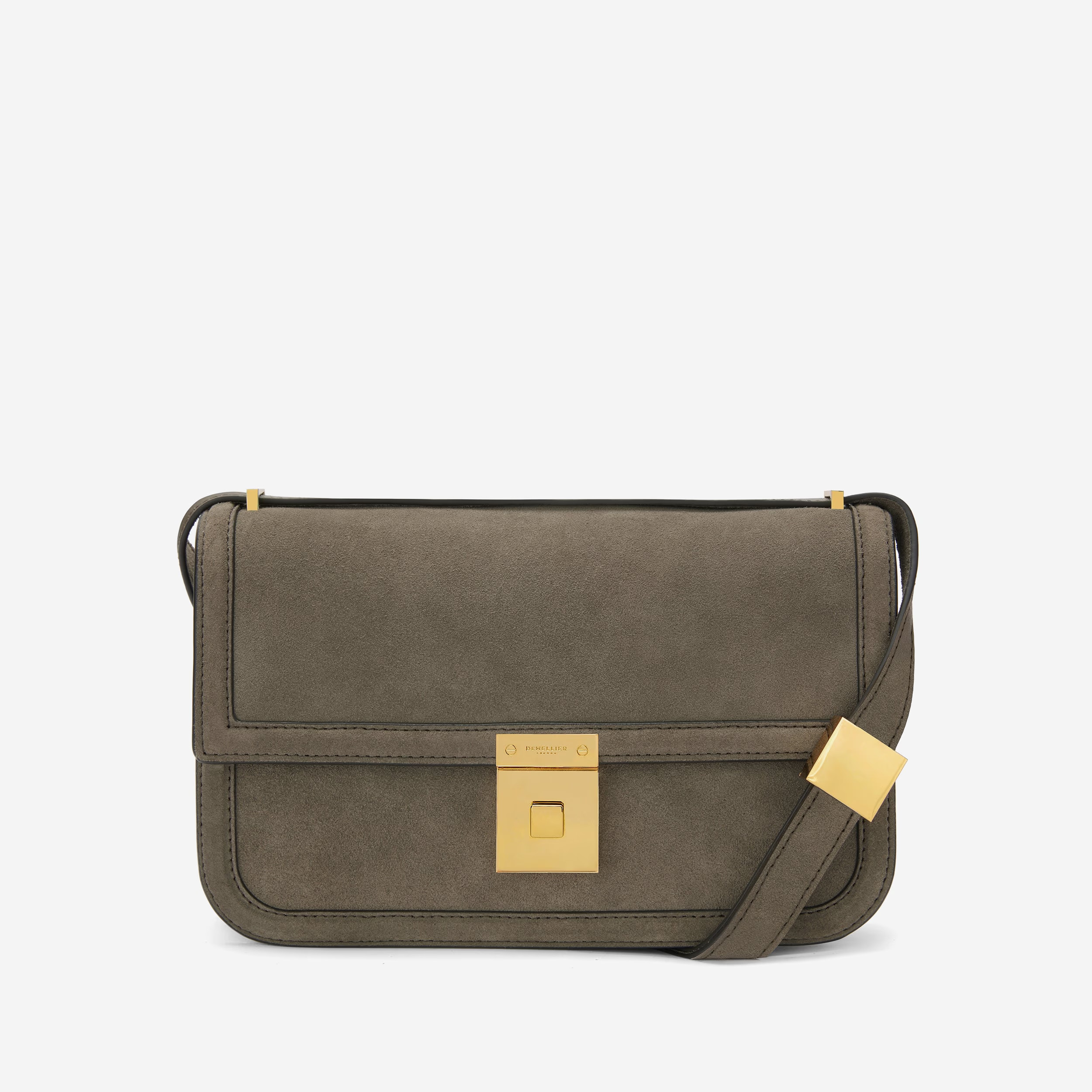 The Paris Crossbody | Deep Olive Suede | DeMellier | DeMellier