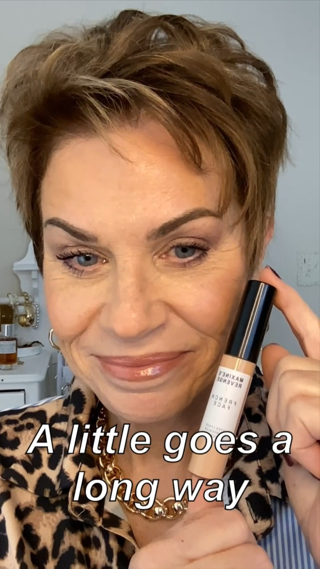If you’ve struggled with dark circles like I have, this one is worth a look.
I’m wearing Maxine’s Revenge Concealer in Light Peach — it covers beautifully, feels like a serum, keeps my under-eyes hydrated, and doesn’t settle into crepey skin.
A little truly goes a long way, especially for mature under-eyes.

#LTKOver40 #LTKFindsUnder50 #LTKBeauty