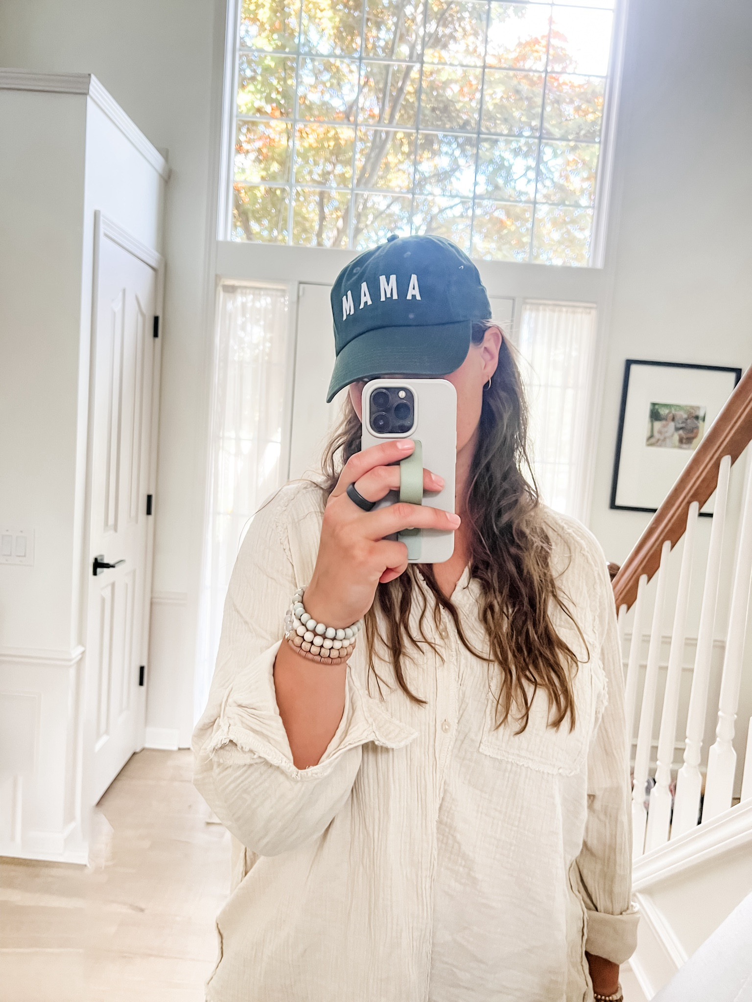 Had to get a Rey to Z hat for mama too 🤍 sporting my favorite earrings - Live in Hoops from Made by Mary. I have almost every size and love them all!

#LTKfindsunder50 #LTKstyletip #LTKbeauty