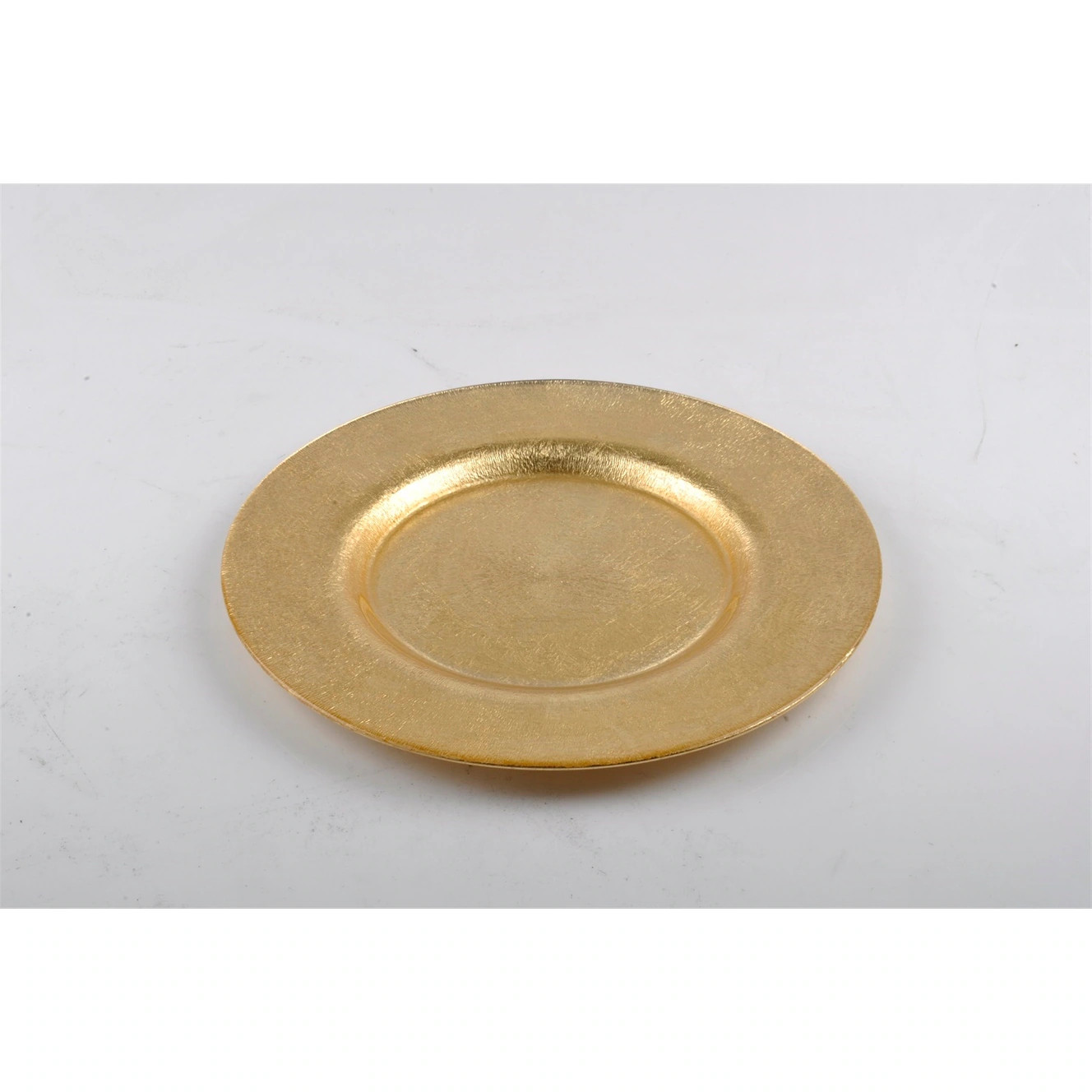 Glass Gold Leaf Dinner Plate 11"Dia- A - Overstock - 41071323 | Overstock