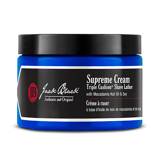 Supreme Cream Triple Cushion® Shave Lather with Macadamia Nut Oil & Soy | Jack Black