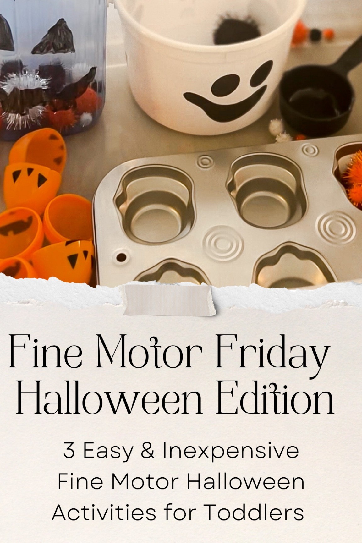 Easy & inexpensive Halloween fine motor activities for toddlers 

#LTKSeasonal #LTKHalloween