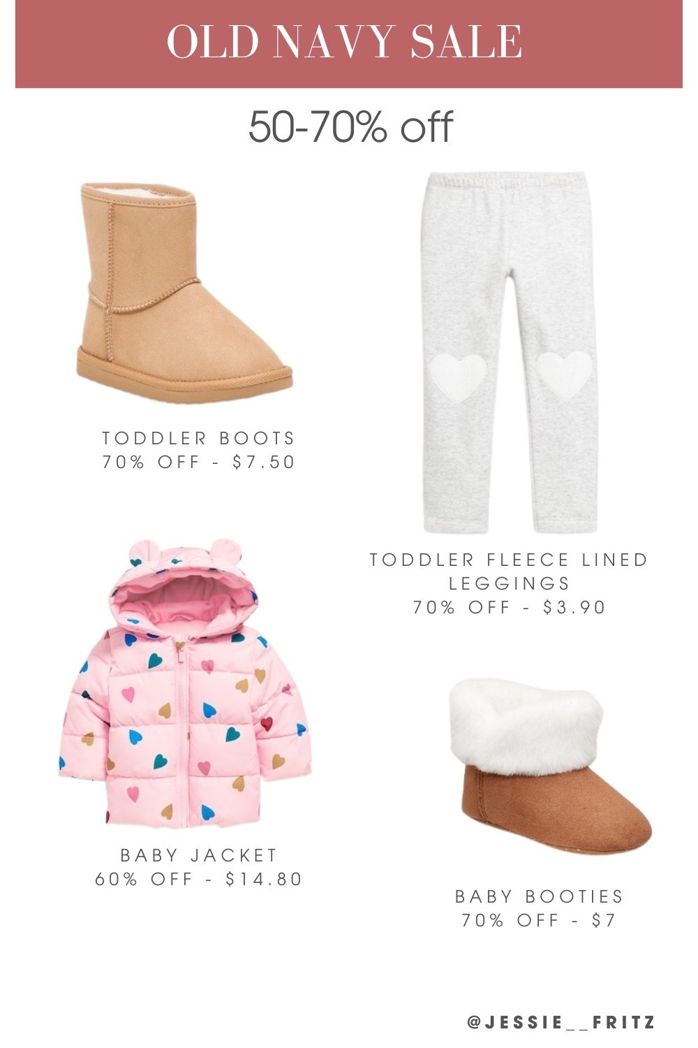 Grabbed a few things my girls need for winter for 60-70% off from Old Navy! 


#LTKFamily #LTKBaby #LTKKids