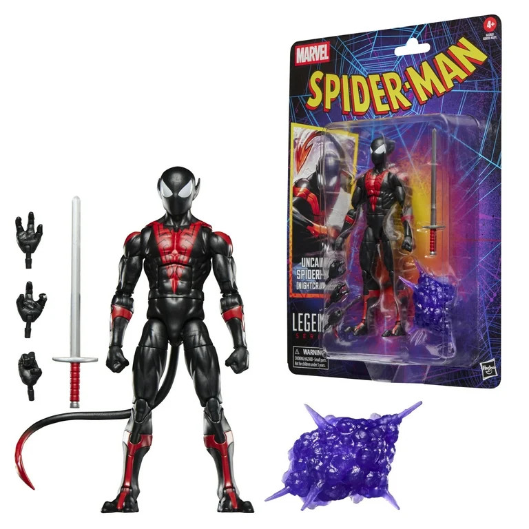 Marvel Legends Series Uncanny Spider-Man (Nightcrawler), Retro Cardback Comics Action Figure | Walmart (US)