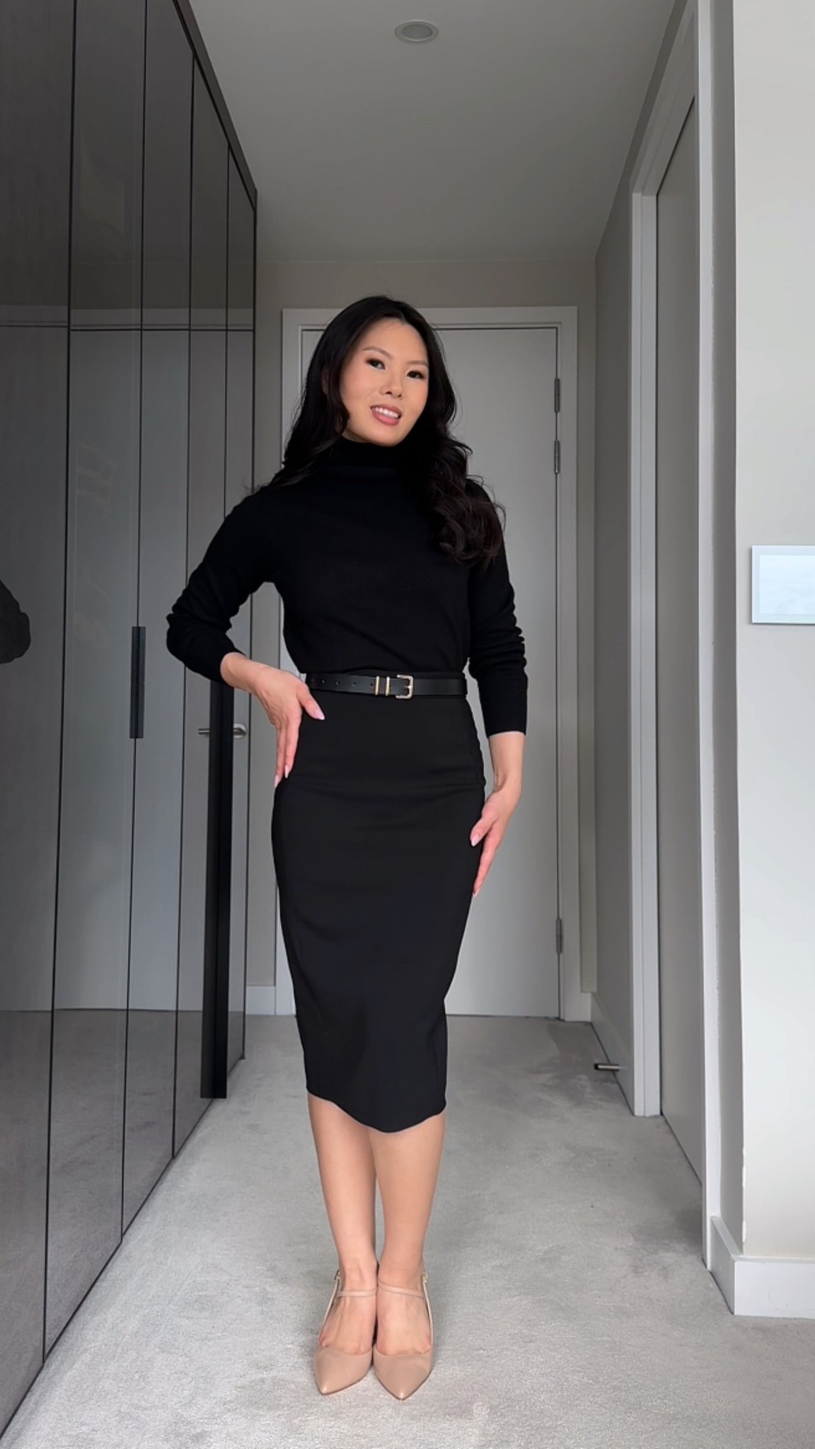 Cashmere knit turtleneck • XXS
Skirt • XS

#LTKworkwear #LTKuk #LTKautumn