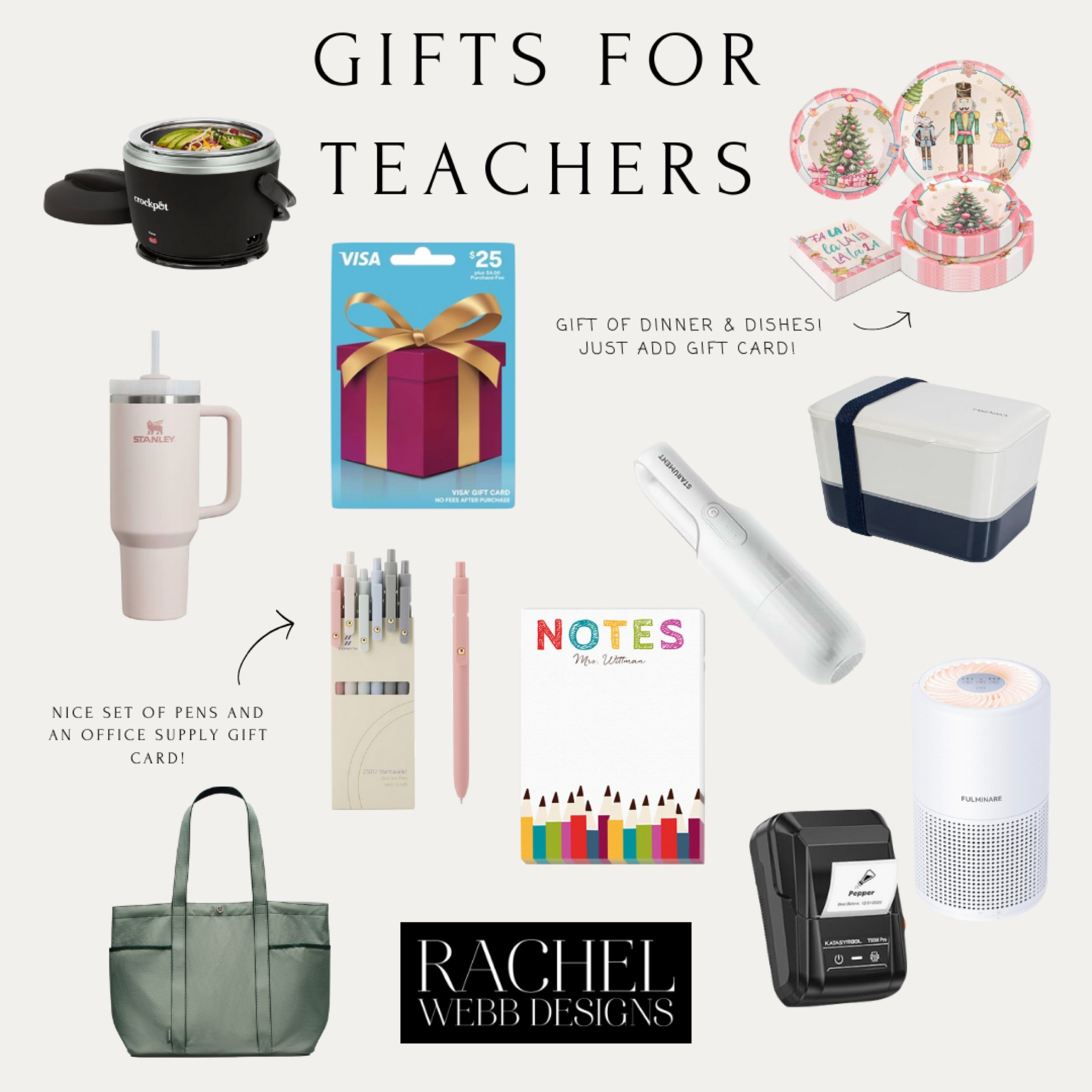 Here are a few more ideas for the teachers who we are so thankful for!  Maybe an air purifier for the classroom to give them the gift of health?! Or a cordless vacuum to get the little messed up throughout the day!  These finds will surely impress! 🎄🎁🎄🎁

#LTKHoliday #LTKSeasonal #LTKGiftGuide