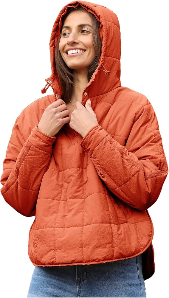 AMEBELLE Women's Oversized Hooded Puffer Jacket Quilted Jackets for Women Lightweight Winter Warm... | Amazon (US)