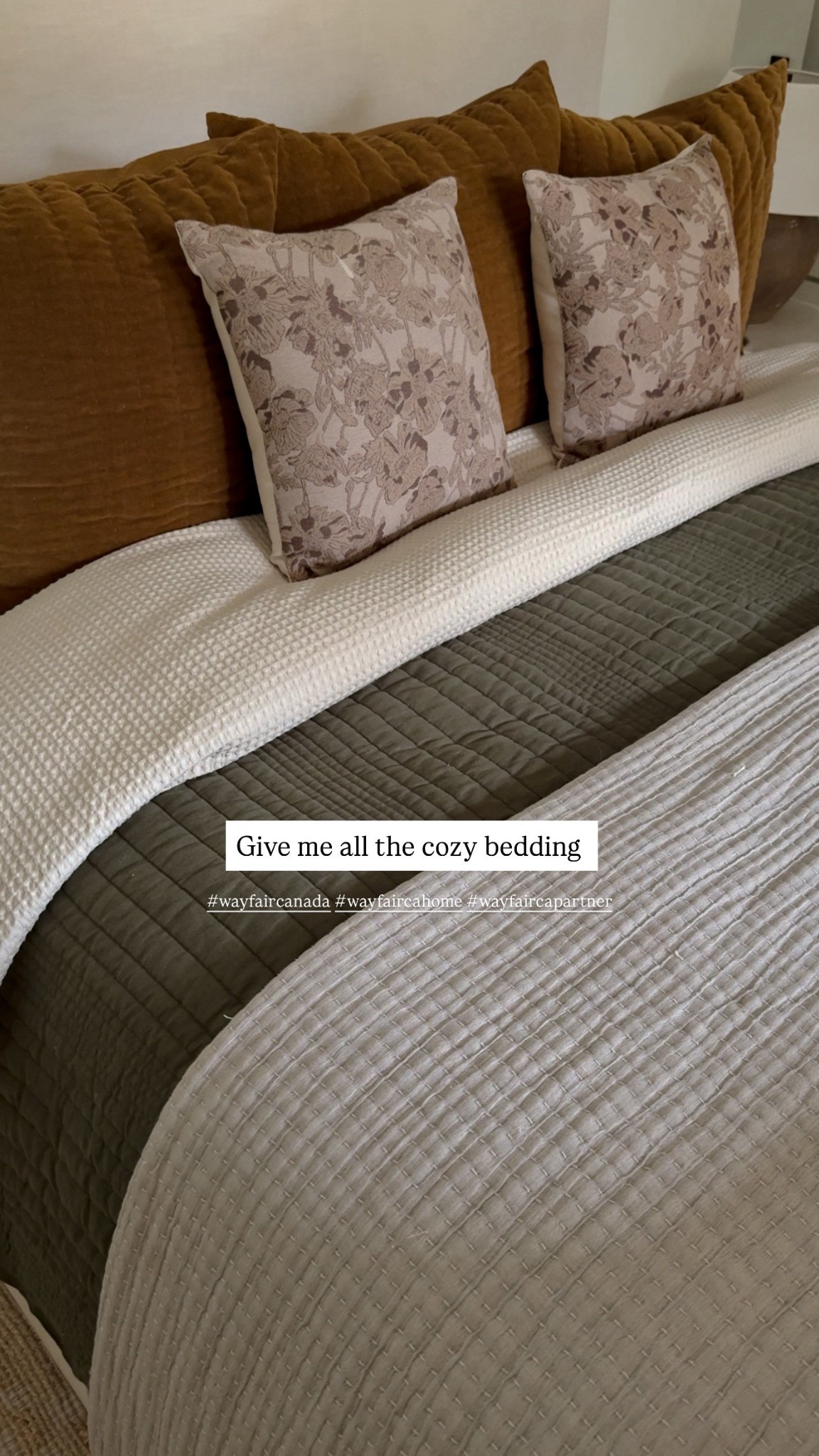 Every season deserves a fresh start, starting with the bedroom, the coziest layers from @wayfaircanada Way Day 2.0 is here from October 26th, 2025-October 29th, 2025 with items up to 80% off and fast shipping! Such a good time to refresh your home!
#wayfaircanada #wayfaircahome #wayfaircapartner