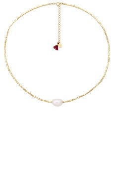 SHASHI Dasha Necklace in Gold & Pearl from Revolve.com | Revolve Clothing (Global)
