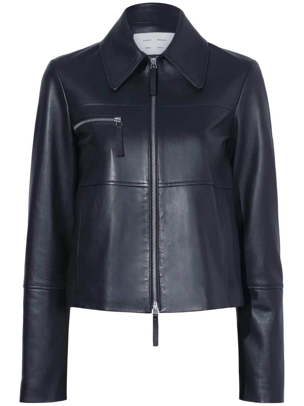 Proenza Schouler White Label Annabel Lightweight Leather Jacket  - Farfetch | Farfetch Global