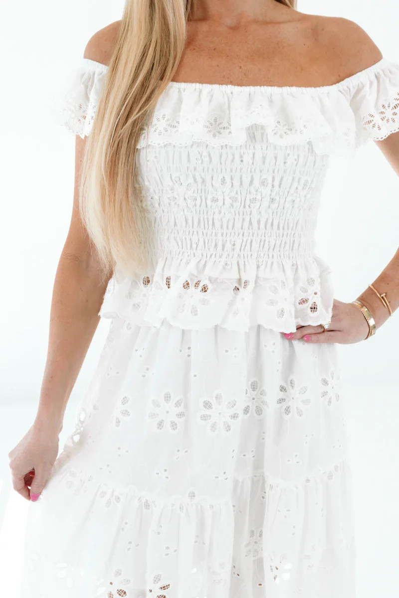 Twice As Nice Top - White | The Impeccable Pig