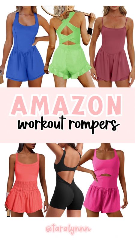 Amazon Workout Rompers 💖

#workout #fitness #activewear #gym #onesie #onepiece #amazonfitness #outfit #gymoutfit 

#LTKActive #LTKfitness #LTKfindsunder50
